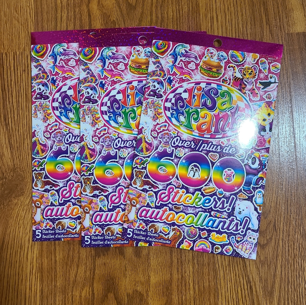 Bundle Of Lisa Frank Stickers